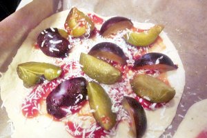 Pizza cu prune