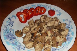 Piept de pui cu ciuperci