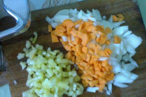 Pilaf cu carnati