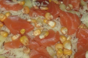 Pizza cu somon