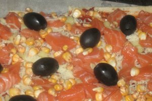 Pizza cu somon