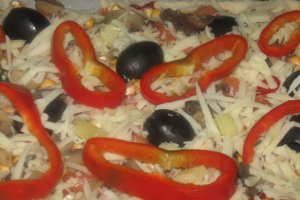 Pizza cu somon