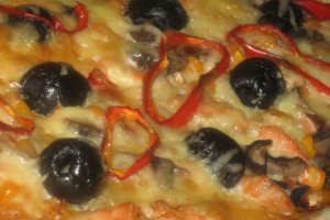 Pizza cu somon