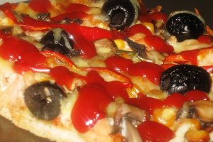 Pizza cu somon