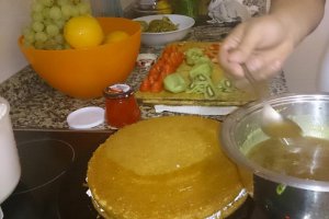 Tort festiv cu fructe si frisca by Tammar