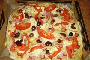 Pizza cu tofu