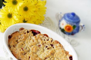 Crumble cu prune