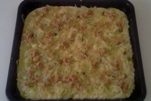 Pizza cu ceapa si ton