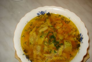 Ciorba cu fasole fideluta si dovlecel
