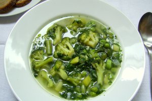 Supa verde de legume