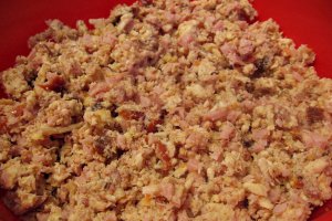 Clatite la cuptor cu carne si ciuperci