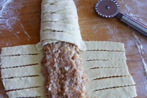 Strudel cu mere si budinca