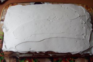 Prajitura cu crema de vanilie si fructe
