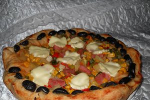 Pizza cu miez de lapte