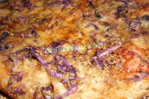 Pizza cu fructe de mare