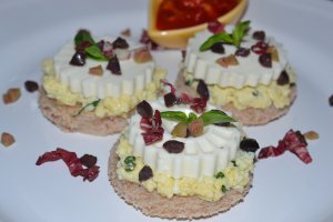 Tartine cu Miez de lapte si ou