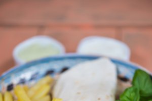 Burrito cu legume