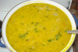 Ciorba de fasole verde cu praz