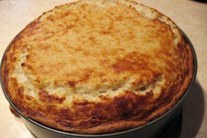 Prajitura cu branza si orez