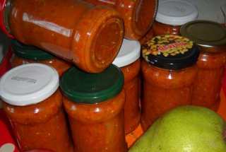 Zacusca de legume si fructe