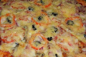 Pizza cu de toate (motaneasca)