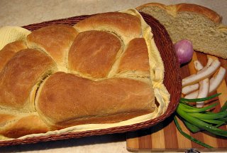 Paine cu amestec de faina si malai