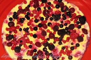 Cheesecake cu fructe de padure Dukan