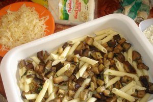 Penne cu vinete