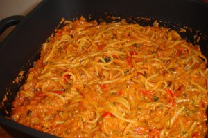 Spaghete cu legume