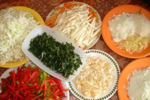 Spaghete cu legume