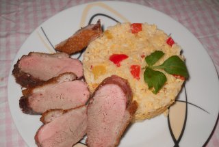 Piept de rata la cuptor