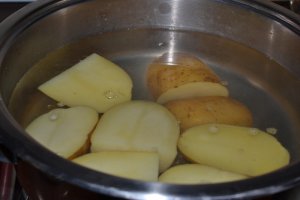 Piure de mazare cu cartofi