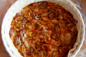 Placinta sarata cu zucchini