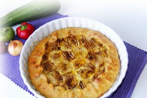 Placinta sarata cu zucchini