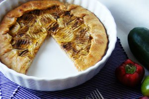 Placinta sarata cu zucchini