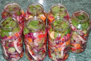 Salata asortata pentru iarna (reteta Motan)