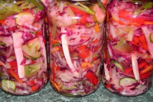 Salata asortata pentru iarna (reteta Motan)