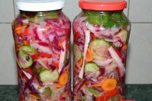 Salata asortata pentru iarna (reteta Motan)