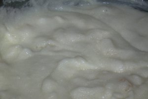 Lapte cu gris si para