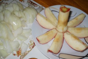 Ficat de vitel cu mere
