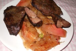 Ficat de vitel cu mere