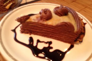 Tort de clatite cu ciocolata