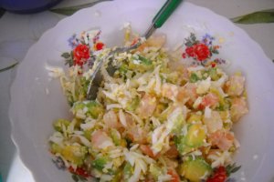 Spuma de creveti cu avocado
