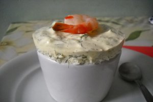 Spuma de creveti cu avocado