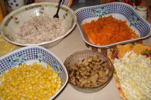 Salata "Floarea soarelui"
