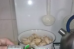 Tocanita de post cu ciuperci.