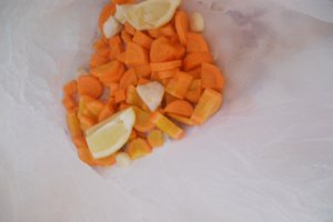 Pui cu legume la pungă