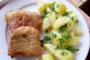 Pangasius in aluat crocant cu bere