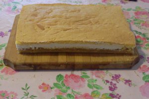 Prajitura cu mere si crema de vanilie