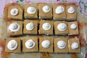 Prajitura cu mere si crema de vanilie